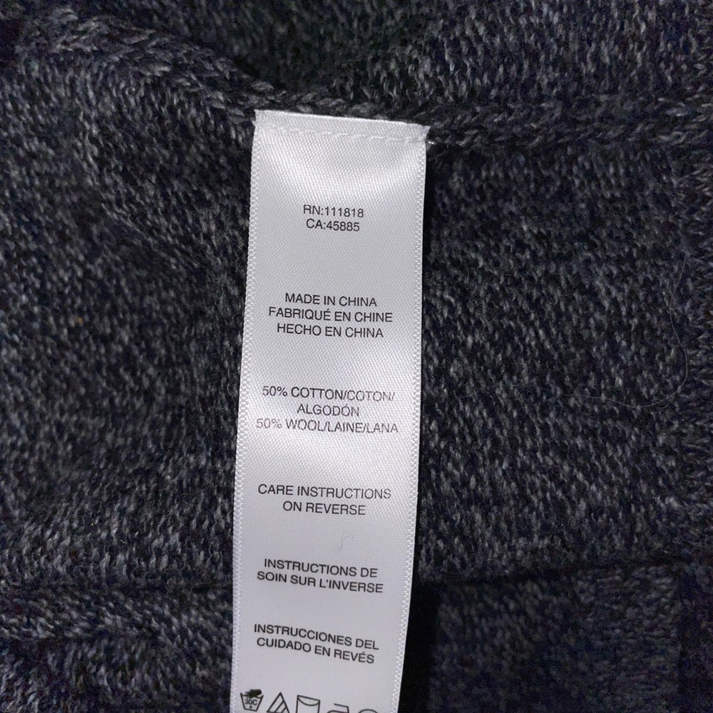 Michael Kors Gray Quarter Zip sweater